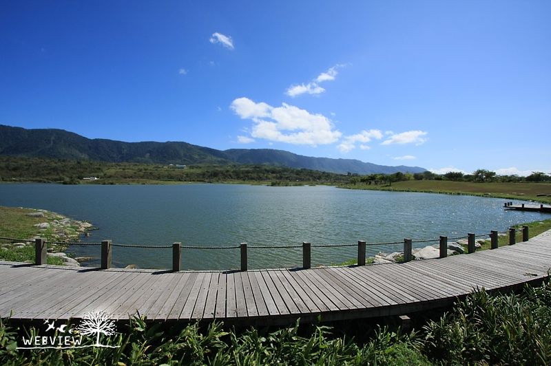 大坡池，木棧道與湖景