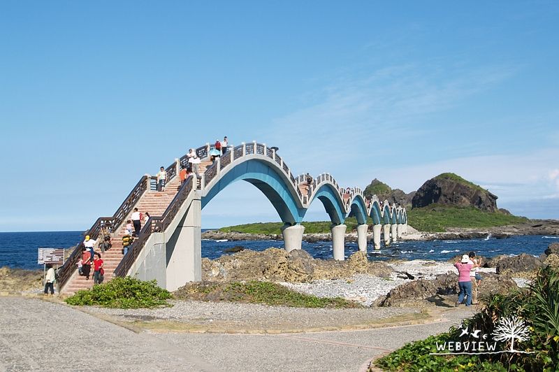 三仙台八拱跨海步橋與島嶼